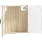 Preview: Dartboard Schrank HAARLEM Sonoma-Eiche 52,5 x 10,5 x 53,5 cm