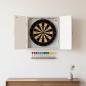 Preview: ARDEBO.de - Dartboard Schrank HAARLEM Betongrau 52,5 x 10,5 x 53,5 cm