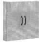 Preview: Dartboard Schrank HAARLEM Betongrau 52,5 x 10,5 x 53,5 cm