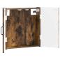 Preview: Dartboard Schrank HAARLEM Raucheiche 52,5 x 10,5 x 53,5 cm