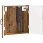 Preview: Dartboard Schrank HAARLEM Altholz 52,5 x 10,5 x 53,5 cm