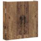 Preview: Dartboard Schrank HAARLEM Altholz 52,5 x 10,5 x 53,5 cm