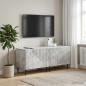 Preview: ARDEBO.de - TV-Schrank Betongrau Holzwerkstoff