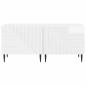 Preview: TV-Schrank Hochglanz Weiß Holzwerkstoff