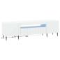 Preview: LED-TV-Schrank HAARLEM 153 x 35 x 43 cm Weiß Holzwerkstoff