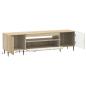 Preview: LED-TV-Schrank HAARLEM 153 x 35 x 43 cm Sonoma-Eiche