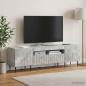 Preview: LED-TV-Schrank HAARLEM 153 x 35 x 43 cm Betongrau Holzwerkstoff