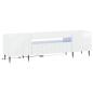 Preview: LED-TV-Schrank HAARLEM 153 x 35 x 43 cm Hochglanz Weiß