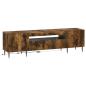 Preview: LED-TV-Schrank HAARLEM 153 x 35 x 43 cm Raucheiche