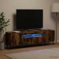 Preview: LED-TV-Schrank HAARLEM 153 x 35 x 43 cm Raucheiche