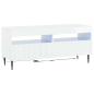Preview: LED-TV-Schrank HAARLEM 100 x 35 x 43 cm Hochglanz Weiß