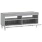 Preview: LED-TV-Schrank HAARLEM 100 x 35 x 43 cm Sonoma-Grau