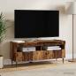 Preview: ARDEBO.de - LED-TV-Schrank Altholz Holzwerkstoff