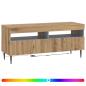 Preview: LED-TV-Schrank HAARLEM 100 x 35 x 43 cm Artisan-Eiche