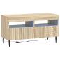 Preview: LED-TV-Schrank HAARLEM 81 x 35 x 43 cm Sonoma-Eiche