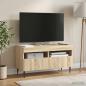 Preview: LED-TV-Schrank HAARLEM 81 x 35 x 43 cm Sonoma-Eiche