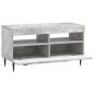 Preview: LED-TV-Schrank HAARLEM 81 x 35 x 43 cm Betongrau Holzwerkstoff