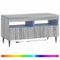 Preview: LED-TV-Schrank Sonoma-Grau Holzwerkstoff