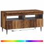 Preview: LED-TV-Schrank HAARLEM 81 x 35 x 43 cm Altholz Holzwerkstoff