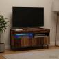 Preview: LED-TV-Schrank HAARLEM 81 x 35 x 43 cm Altholz Holzwerkstoff