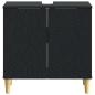 Preview: Waschbeckenschrank DELFT Schwarz 59,5 x 31,5 x 59 cm