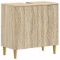 Preview: ARDEBO.de - Waschbeckenschrank DELFT Sonoma-Eiche 59,5 x 31,5 x 59 cm
