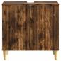 Preview: Waschbeckenschrank DELFT Raucheiche 59,5 x 31,5 x 59 cm