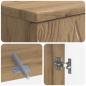 Preview: Waschbeckenschrank DELFT Artisan-Eiche 59,5 x 31,5 x 59 cm