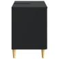 Preview: Waschbeckenschrank DELFT Schwarz 82 x 41 x 59 cm Holzwerkstoff