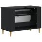 Preview: Waschbeckenschrank DELFT Schwarz 82 x 41 x 59 cm Holzwerkstoff