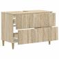 Preview: Waschbeckenschrank DELFT Sonoma-Eiche 82 x 41 x 59 cm