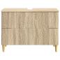 Preview: Waschbeckenschrank DELFT Sonoma-Eiche 82 x 41 x 59 cm