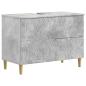 Preview: Waschbeckenschrank DELFT Betongrau 82 x 41 x 59 cm
