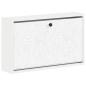 Preview: Wandmontierter Schuhschrank DELFT 71 x 17 x 43 cm Holzwerkstoff