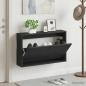 Preview: ARDEBO.de - Wandmontierter Schuhschrank DELFT 71 x 17 x 43 cm Holzwerkstoff