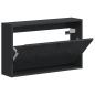 Preview: Wandmontierter Schuhschrank DELFT 71 x 17 x 43 cm Holzwerkstoff