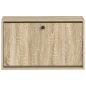 Preview: Wandmontierter Schuhschrank DELFT 71 x 17 x 43 cm Holzwerkstoff