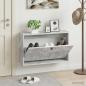 Preview: ARDEBO.de - Wandmontierter Schuhschrank DELFT 71 x 17 x 43 cm Holzwerkstoff