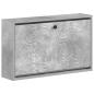 Preview: Wandmontierter Schuhschrank DELFT 71 x 17 x 43 cm Holzwerkstoff