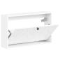 Preview: Wandmontierter Schuhschrank DELFT 71 x 17 x 43 cm Holzwerkstoff
