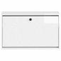 Preview: Wandmontierter Schuhschrank DELFT 71 x 17 x 43 cm Holzwerkstoff