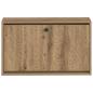 Preview: Wandmontierter Schuhschrank DELFT 71 x 17 x 43 cm Holzwerkstoff