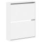 Preview: ARDEBO.de - Wandmontierter Schuhschrank DELFT 71 x 17 x 86 cm Holzwerkstoff