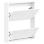 Preview: Wandmontierter Schuhschrank DELFT 71 x 17 x 86 cm Holzwerkstoff