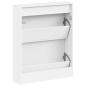 Preview: Wandmontierter Schuhschrank DELFT 71 x 17 x 86 cm Holzwerkstoff