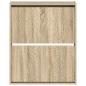 Preview: Wandmontierter Schuhschrank DELFT 71 x 17 x 86 cm Holzwerkstoff