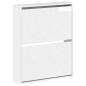 Preview: Wandmontierter Schuhschrank DELFT 71 x 17 x 86 cm Holzwerkstoff