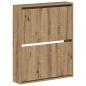 Preview: Wandmontierter Schuhschrank DELFT 71 x 17 x 86 cm Holzwerkstoff