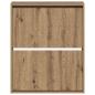 Preview: Wandmontierter Schuhschrank DELFT 71 x 17 x 86 cm Holzwerkstoff
