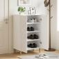 Preview: ARDEBO.de - Schuhschrank DELFT 59,5 x 39,5 x 90 cm Holzwerkstoff Weiß
